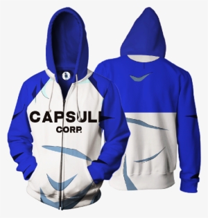 Super Saiyan Capsule Corp Armor 3d Print Zip Hoodies - Hoodie