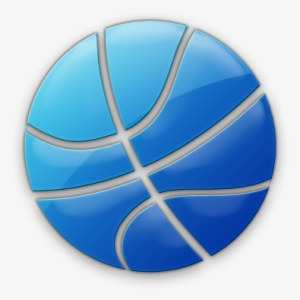 Basketball - Basketball Ball Logo Blue
