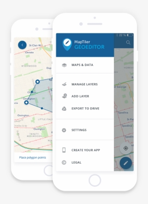 Geoeditor Screen - Smartphone