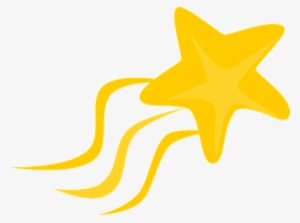 Shooting Star Meteoroid Star Meteorite Yel - Shooting Star Clipart