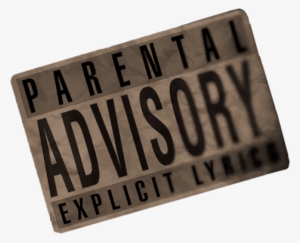 Share This Image - Parental Advisory Symbol