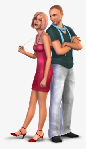 The Sims Couple Png - Pareja Png