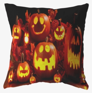 Jack O Lantern Throw Pillow - Masterland