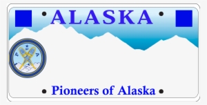 Pioneers Of Alaska, $50, $0, Proof Of Membership - Vehicle Registration Plate