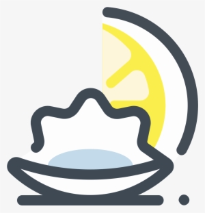 Oysters With Lemon Icon - Icon