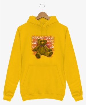 Hoodie Men Teddy Bear By Maza - Sweatshirt