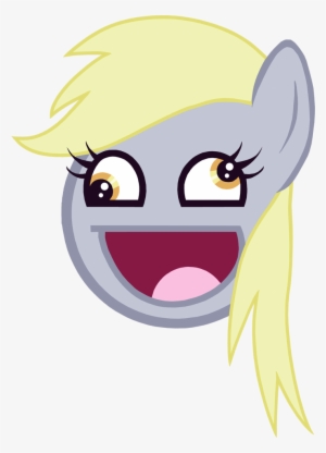 Derpy Hooves Rainbow Dash Applejack Pony Princess Luna - My Little Pony Awesome Face