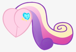 Princess Cadence Heart Shape Flank - My Little Pony Heart Shape