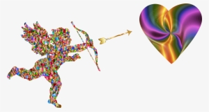 This Free Icons Png Design Of Cupid Shooting Heart