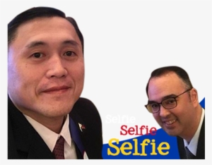 Bong Go And Allan Cayetano Selfie - Bong Go