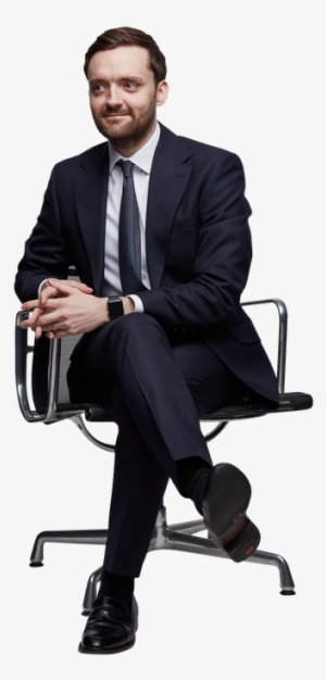 Back To Our People - Man Chair In Office Png