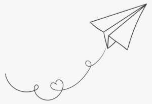 White Paper Plane Png Image - Flying Paper Airplane Png