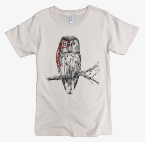 Owl With Monocle Printed On Men's Classic Crew