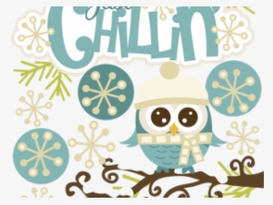Owl Clipart January - Winter Owls Clipart