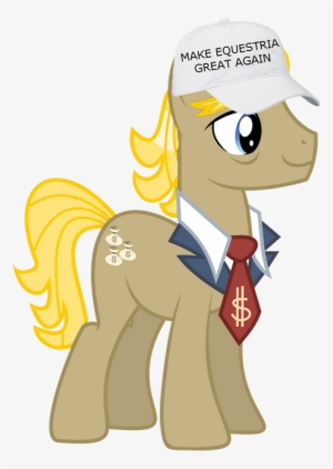 Cap, Donald Trump, Edit, Filthy Rich, Hat, Make America - Donald Trump My Little Pony
