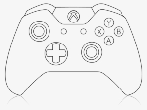 Xbox One Controller Line Drawing - Xbox One Controller Cricut