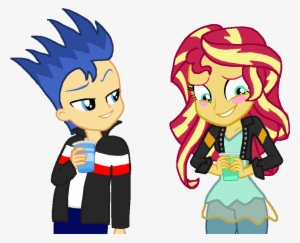 So, This Is Flash Making Sunset Blush - Visual Fan