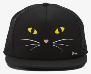 Vans Lawn Party Trucker Hat Black Cat - Hat