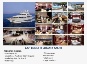 120′ Benetti Luxury Yacht - Benetti