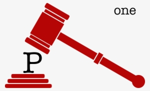 Gavel P One - Transparent Background Gavel Clipart
