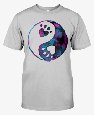 Blue Yin-yang Paw Watercolor - Good Enough Nathan Zed Shirt