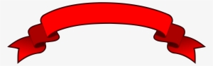 Big Image - Red Banner Clipart Png