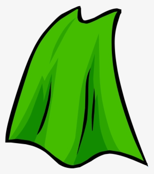 Lime Green Cape - Clip Art