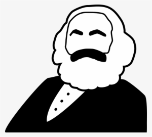 Moustache Clipart Tumblr Icon - Karl Marx Icon