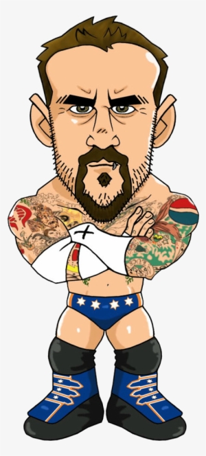 Wwe - Cm Punk Cartoon