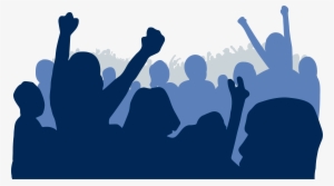 Cheering-crowd - Silhouette