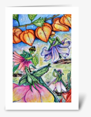 Dancing Greeting Card - Fairy