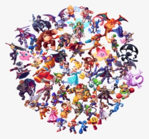 Masterfully Crafted Sprites Form A Smash Ball In The - Smash Bros For Wii U Sprites