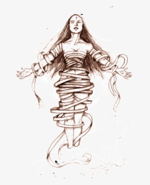 Saraswati Drawing Pencil - Drawing Of A Goddess