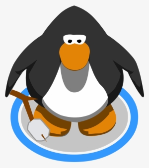 Campfire Marshmallow In-game - Club Penguin Penguin Sprite