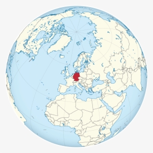 Germany On The Globe - Map Of Europe