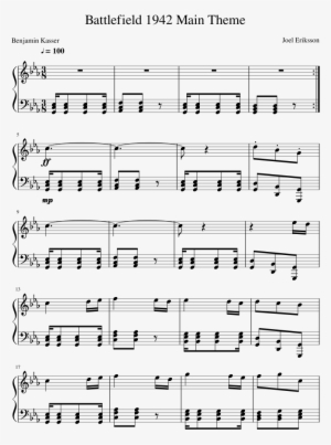 Battlefield 1942 Main Theme Sheet Music Composed By - Hijo De La Luna Sheet
