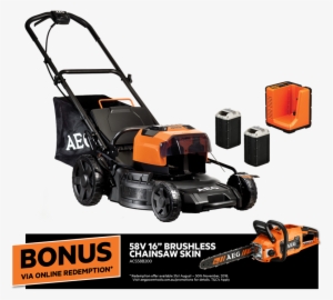 Aeg 58v Brushless Lawn Mower Kit - Lawn Mower