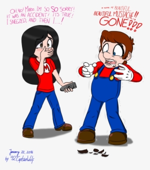 Mario Hat And Mustache For Photobooth - Mario's Mustache