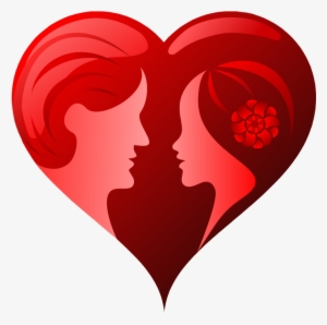 Valentines Day Couple Png Download Image - Couple Heart Png