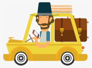 Travel Clipart Cartoon - Cartoon Trip Png