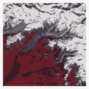 Earth Art From Nasa 101-150 35 Pages - Susitna Glacier