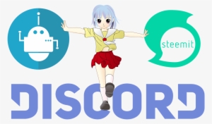 Discord Logo - Walking Girl
