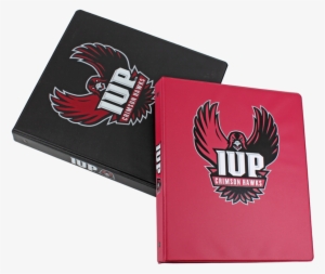 3-ring Binder, Full Hawk Logo - Iup Crimson Hawks