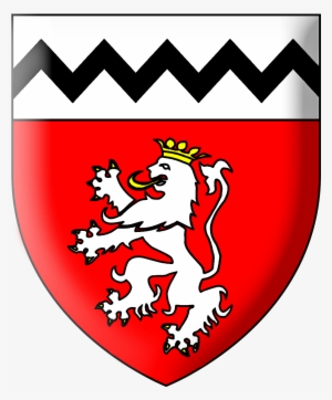 Ecu De La Famille De Préaulx - Azure Three Lions Rampant