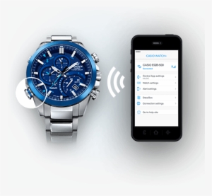 Connect To Your Bluetooth® Watch - Edifice Ecb-500d-1aer Men's Edifice Bluetooth