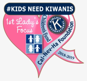 A Word From Patti Barsotti, 2018-2019 First Lady - Lafayette Kiwanis Club Logo Rectangle Magnet