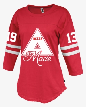 Delta Sigma Theta Vintage Stripe Jersey - Sai Sigma Alpha Iota Sorority Baseball Shirt