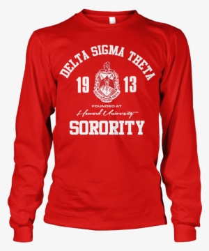 Delta Sigma Theta Roots Long Sleeve T-shirt - Alpha Kappa Alpha Greek Letter Long Sleeve