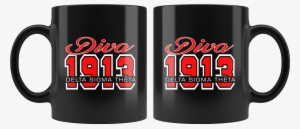 Delta Sigma Theta Black Mug - Mug