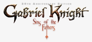 Gk20th-logo - Gabriel Knight Sins Of The Fathers Logo